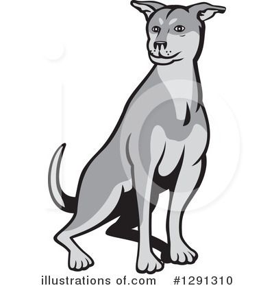 Royalty-Free (RF) Dog Clipart Illustration by patrimonio - Stock Sample #1291310