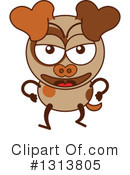 Dog Clipart #1313805 by Zooco