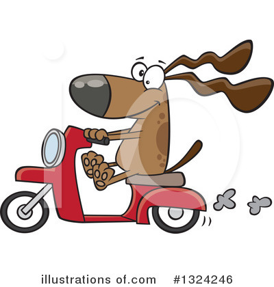 Scooter Clipart #1324246 by toonaday