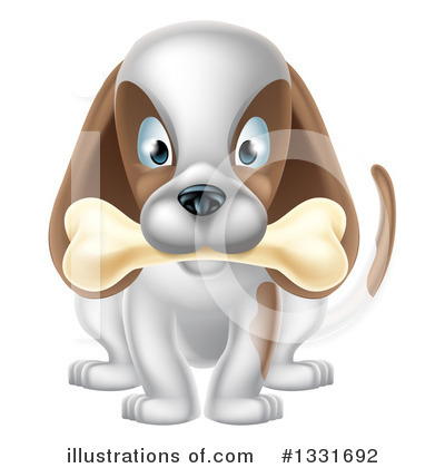 Dog Bone Clipart #1331692 by AtStockIllustration