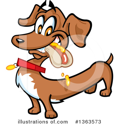 Royalty-Free (RF) Dog Clipart Illustration by Clip Art Mascots - Stock Sample #1363573