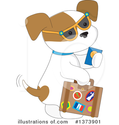 Luggage Clipart #1373901 by Maria Bell