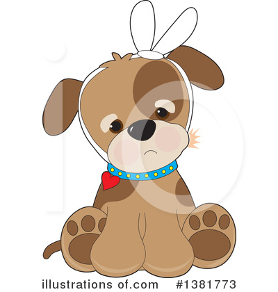 Royalty-Free (RF) Dog Clipart Illustration by Maria Bell - Stock Sample #1381773