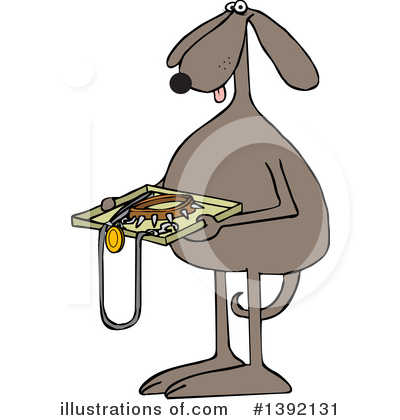 Royalty-Free (RF) Dog Clipart Illustration by djart - Stock Sample #1392131