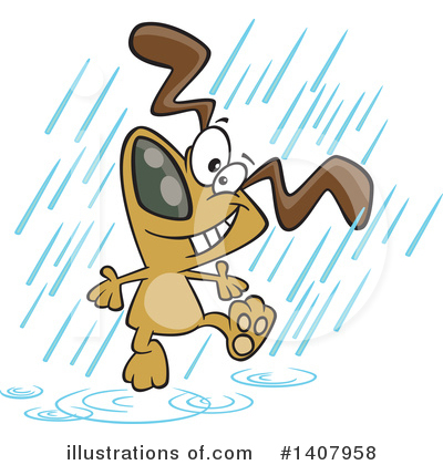 Rainy Clipart #1407958 by toonaday