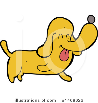 Royalty-Free (RF) Dog Clipart Illustration by lineartestpilot - Stock Sample #1409622