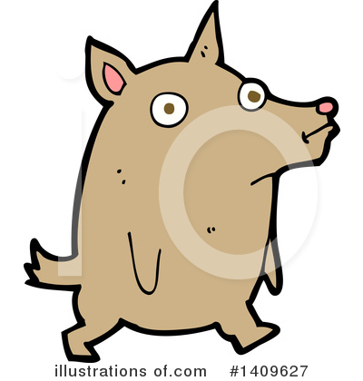 Royalty-Free (RF) Dog Clipart Illustration by lineartestpilot - Stock Sample #1409627
