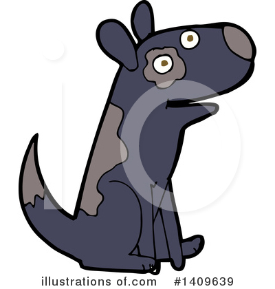 Royalty-Free (RF) Dog Clipart Illustration by lineartestpilot - Stock Sample #1409639