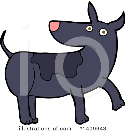 Royalty-Free (RF) Dog Clipart Illustration by lineartestpilot - Stock Sample #1409643