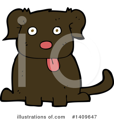 Royalty-Free (RF) Dog Clipart Illustration by lineartestpilot - Stock Sample #1409647