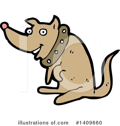 Royalty-Free (RF) Dog Clipart Illustration by lineartestpilot - Stock Sample #1409660