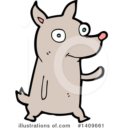 Royalty-Free (RF) Dog Clipart Illustration by lineartestpilot - Stock Sample #1409661