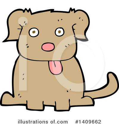 Royalty-Free (RF) Dog Clipart Illustration by lineartestpilot - Stock Sample #1409662