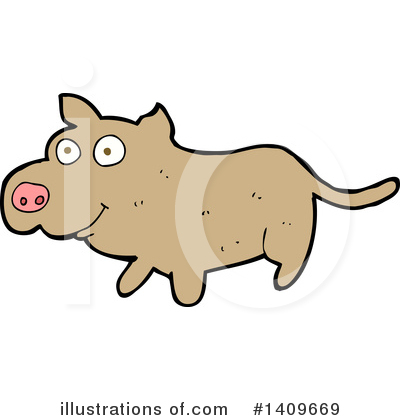 Royalty-Free (RF) Dog Clipart Illustration by lineartestpilot - Stock Sample #1409669