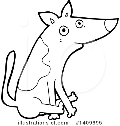 Royalty-Free (RF) Dog Clipart Illustration by lineartestpilot - Stock Sample #1409695