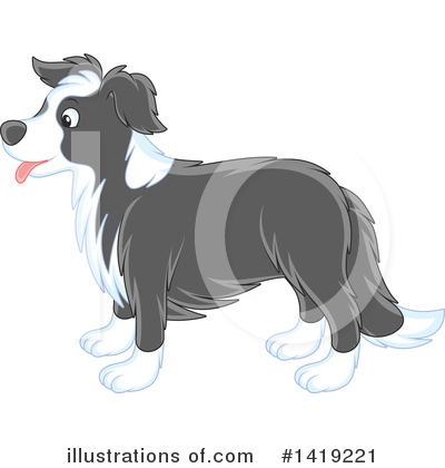 Royalty-Free (RF) Dog Clipart Illustration by Alex Bannykh - Stock Sample #1419221