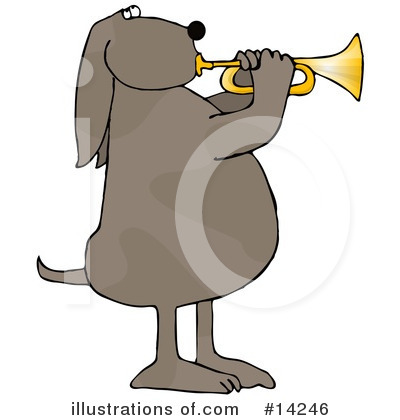 Royalty-Free (RF) Dog Clipart Illustration by djart - Stock Sample #14246