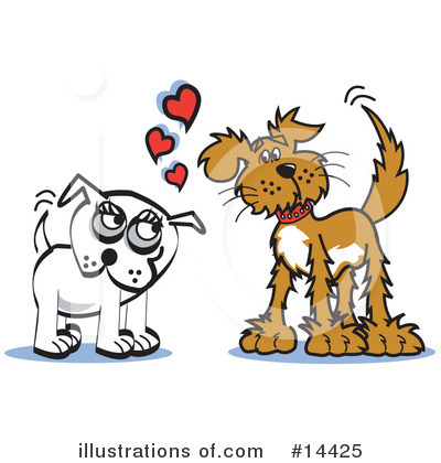 Puppy Love Clipart #14425 by Andy Nortnik