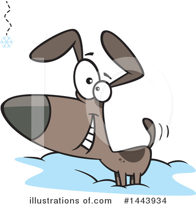 Royalty-Free (RF) Dog Clipart Illustration by toonaday - Stock Sample #1443934