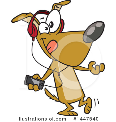 Royalty-Free (RF) Dog Clipart Illustration by toonaday - Stock Sample #1447540