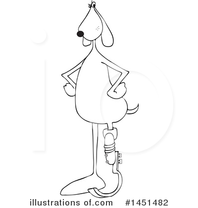 Royalty-Free (RF) Dog Clipart Illustration by djart - Stock Sample #1451482