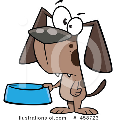 Royalty-Free (RF) Dog Clipart Illustration by toonaday - Stock Sample #1458723