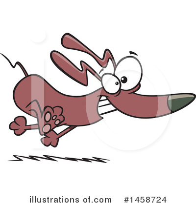 Royalty-Free (RF) Dog Clipart Illustration by toonaday - Stock Sample #1458724