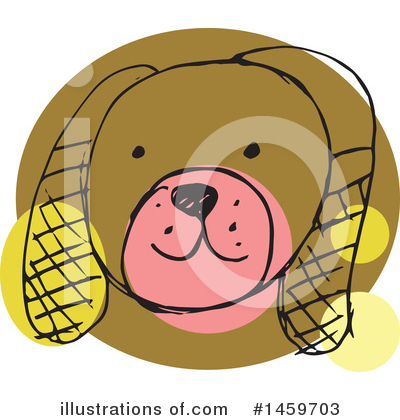 Royalty-Free (RF) Dog Clipart Illustration by Cherie Reve - Stock Sample #1459703