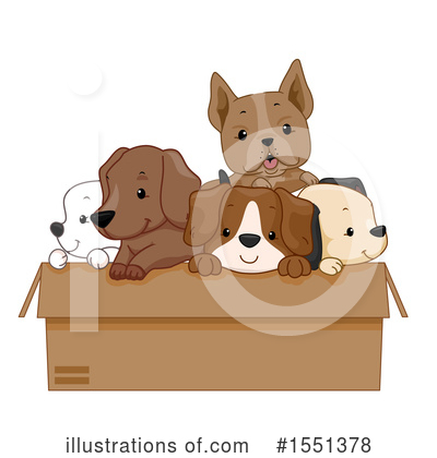 Royalty-Free (RF) Dog Clipart Illustration by BNP Design Studio - Stock Sample #1551378