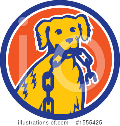 Royalty-Free (RF) Dog Clipart Illustration by patrimonio - Stock Sample #1555425