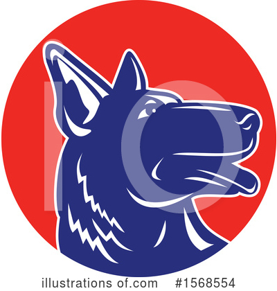 Royalty-Free (RF) Dog Clipart Illustration by patrimonio - Stock Sample #1568554