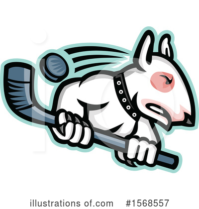 Bull Terrier Clipart #1568557 by patrimonio