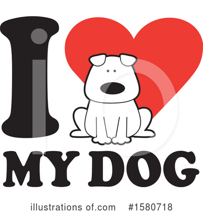 Royalty-Free (RF) Dog Clipart Illustration by Johnny Sajem - Stock Sample #1580718