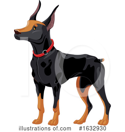 Royalty-Free (RF) Dog Clipart Illustration by Pushkin - Stock Sample #1632930