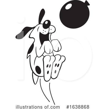 Royalty-Free (RF) Dog Clipart Illustration by Johnny Sajem - Stock Sample #1638868