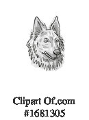Dog Clipart #1681305 by patrimonio