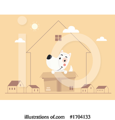Royalty-Free (RF) Dog Clipart Illustration by BNP Design Studio - Stock Sample #1704133