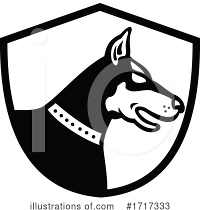 Royalty-Free (RF) Dog Clipart Illustration by patrimonio - Stock Sample #1717333