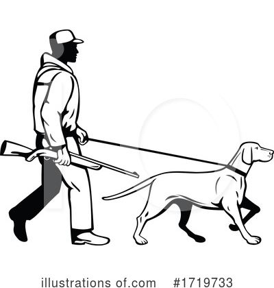 Royalty-Free (RF) Dog Clipart Illustration by patrimonio - Stock Sample #1719733