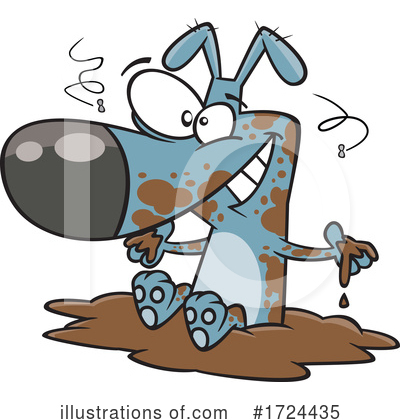 Royalty-Free (RF) Dog Clipart Illustration by toonaday - Stock Sample #1724435