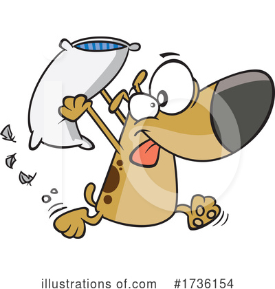 Pillow Fight Clipart #1736154 by toonaday