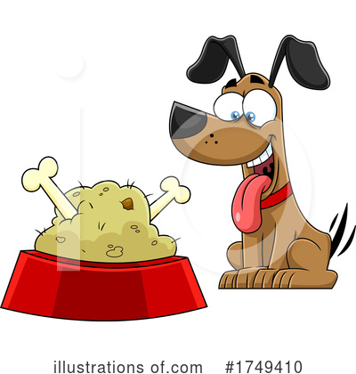 Dog Food Clipart #1749410 by Hit Toon