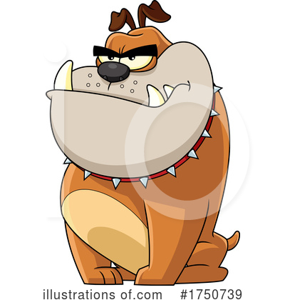 Royalty-Free (RF) Dog Clipart Illustration by Hit Toon - Stock Sample #1750739