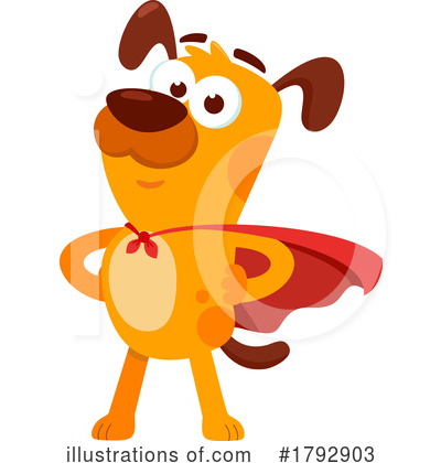 Super Dog Clipart #1792903 by Hit Toon
