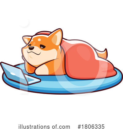Shiba Inu Clipart #1806335 by Vector Tradition SM