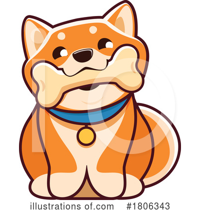 Shiba Inu Clipart #1806343 by Vector Tradition SM