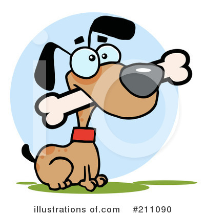 Royalty-Free (RF) Dog Clipart Illustration by Hit Toon - Stock Sample #211090