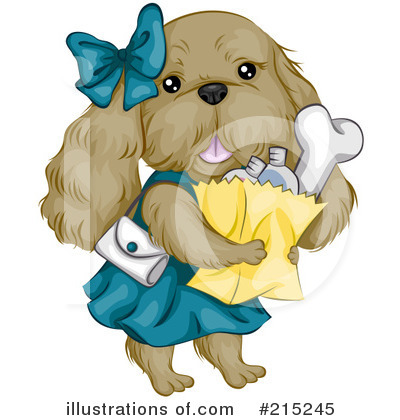 Royalty-Free (RF) Dog Clipart Illustration by BNP Design Studio - Stock Sample #215245