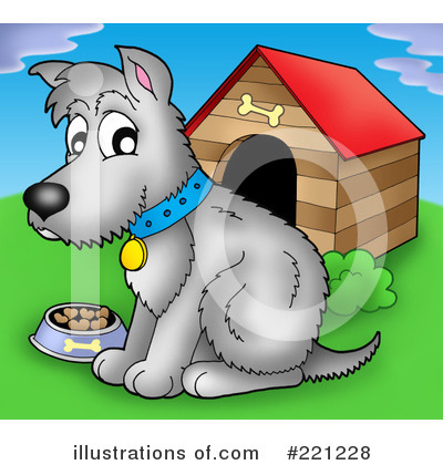 Royalty-Free (RF) Dog Clipart Illustration by visekart - Stock Sample #221228