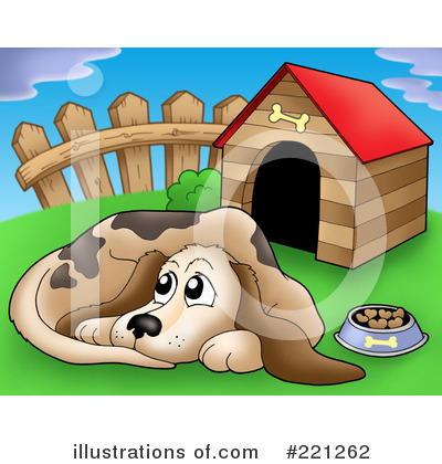 Royalty-Free (RF) Dog Clipart Illustration by visekart - Stock Sample #221262